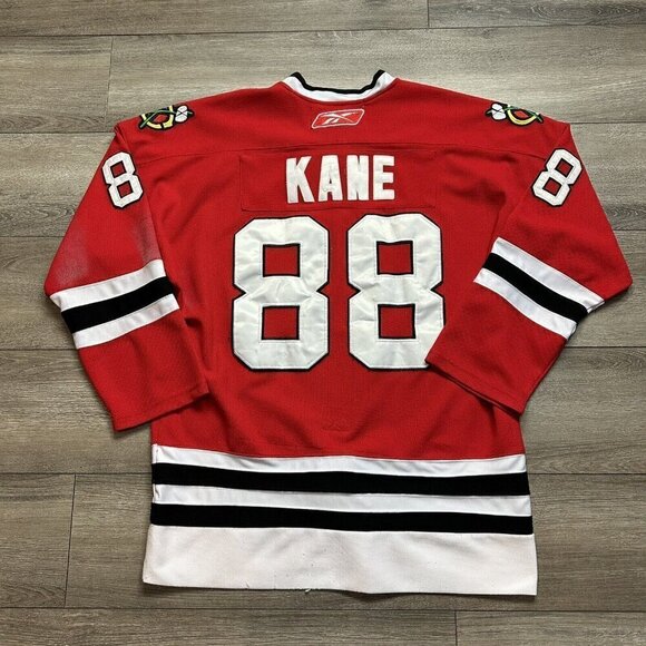 Reebok NHL Chicago Blackhawks Patrick Kane 88 Hockey Jersey Size 54 - Picture 2 of 7